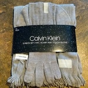 3 piece set hat, scarf and gloves